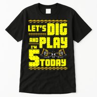 5th Birthday Construction Tall T-Shirt