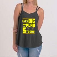 5th Birthday Construction Women's Strappy Tank