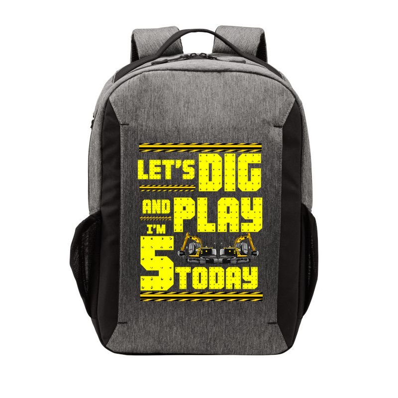 5th Birthday Construction Vector Backpack