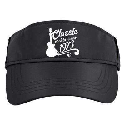 50th Birthday Classic Rockin Since 1973 Adult Drive Performance Visor
