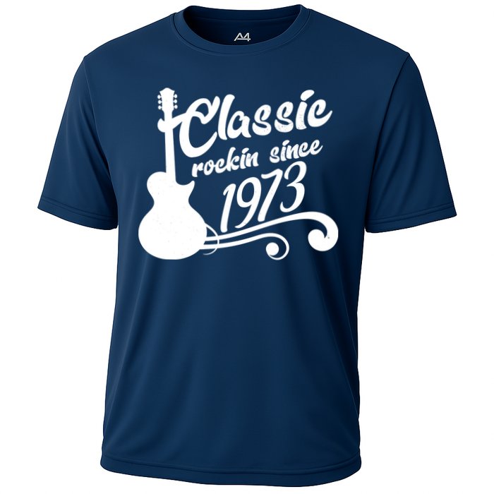 50th Birthday Classic Rockin Since 1973 Cooling Performance Crew T-Shirt
