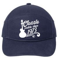 50th Birthday Classic Rockin Since 1973 7-Panel Snapback Hat