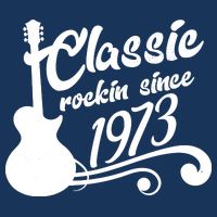 50th Birthday Classic Rockin Since 1973 7-Panel Snapback Hat
