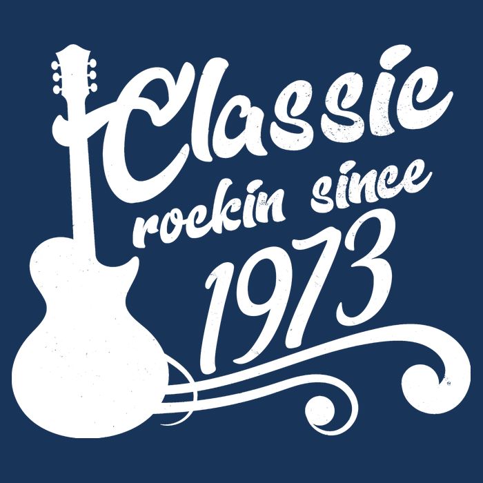 50th Birthday Classic Rockin Since 1973 7-Panel Snapback Hat