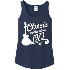 50th Birthday Classic Rockin Since 1973 Ladies Essential Tank