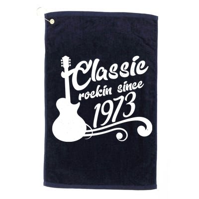 50th Birthday Classic Rockin Since 1973 Golf Towel