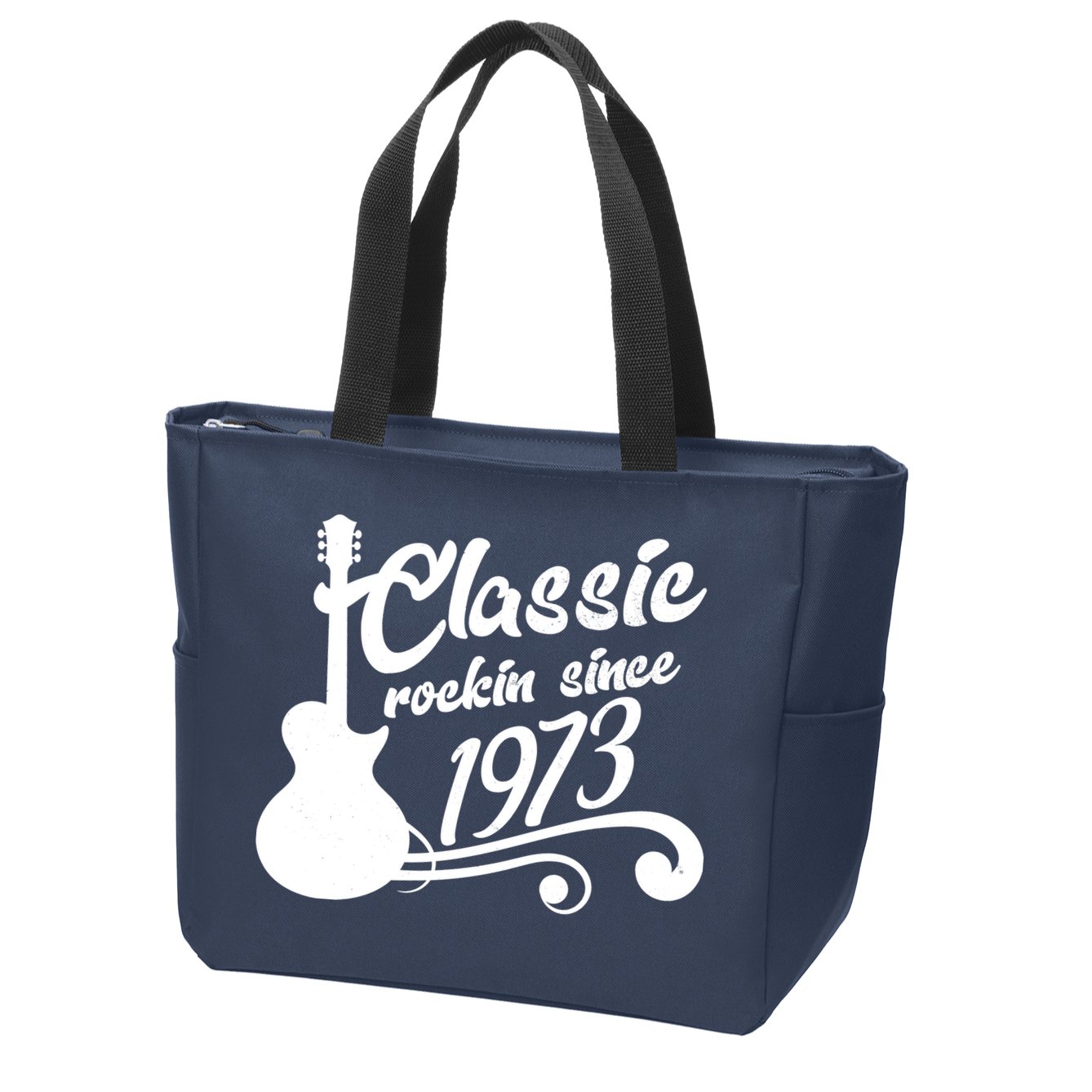 50th Birthday Classic Rockin Since 1973 Zip Tote Bag