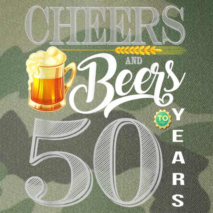 50th Birthday Cheers And Beers To 50 Years Legacy Tie Dye Trucker Hat