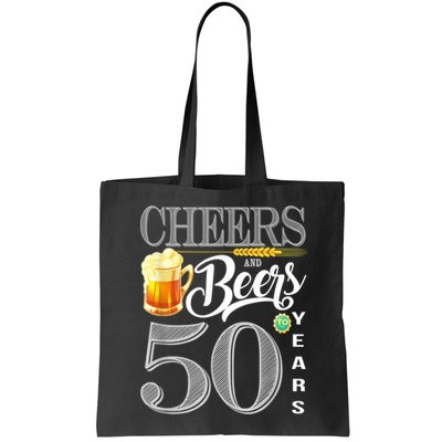50th Birthday Cheers And Beers To 50 Years Bag