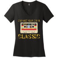 50 Birthday Decorations Best Of 1973 BDay 50th Birthday Women's V-Neck T-Shirt