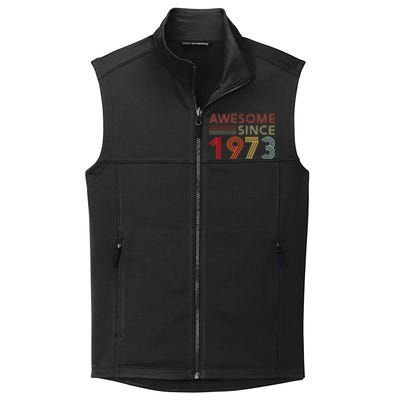 50 Birthday Decorations M.e.n.s WoM.e.n.s 1973 BDay 50th Birthday Collective Smooth Fleece Vest