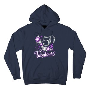 50th Birthday Design. 50 & Fabulous W.O.M.E.N Ladies Hoodie