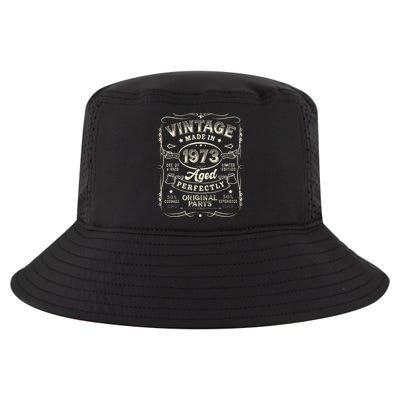 50th Birthday Decorations Funny 1973 50 Birthday Cool Comfort Performance Bucket Hat
