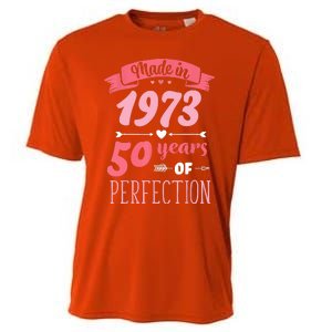 50 Birthday Decorations Women Female 50th BDay 1973 Birthday Cooling Performance Crew T-Shirt