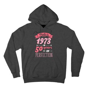 50 Birthday Decorations Women Female 50th BDay 1973 Birthday Hoodie