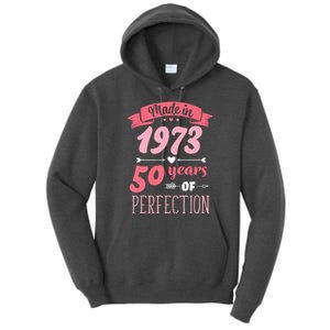 50 Birthday Decorations Women Female 50th BDay 1973 Birthday Tall Hoodie