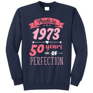 50 Birthday Decorations Women Female 50th BDay 1973 Birthday Sweatshirt