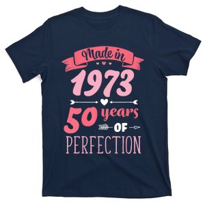 50 Birthday Decorations Women Female 50th BDay 1973 Birthday T-Shirt