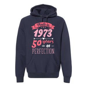 50 Birthday Decorations Women Female 50th BDay 1973 Birthday Premium Hoodie