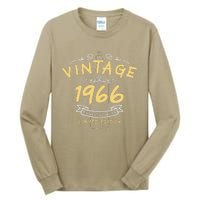 57th Birthday Fifty Vintage 1966 Limited Edition Tall Long Sleeve T-Shirt