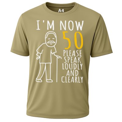 50th Birthday For Him I'm Now 50 Years Old Cool BDay Performance Shirt