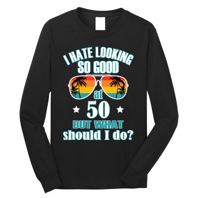 50 Birthday For Men Women 50th Anniversary For Him Her Long Sleeve Shirt