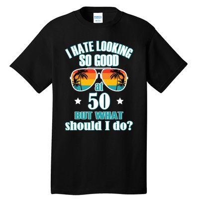 50 Birthday For Men Women 50th Anniversary For Him Her Tall T-Shirt