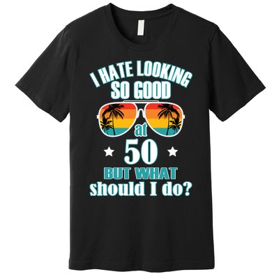 50 Birthday For Men Women 50th Anniversary For Him Her Premium T-Shirt