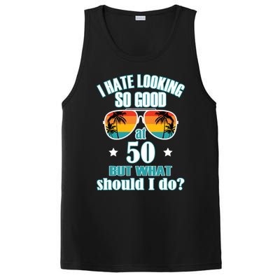 50 Birthday For Men Women 50th Anniversary For Him Her PosiCharge Competitor Tank