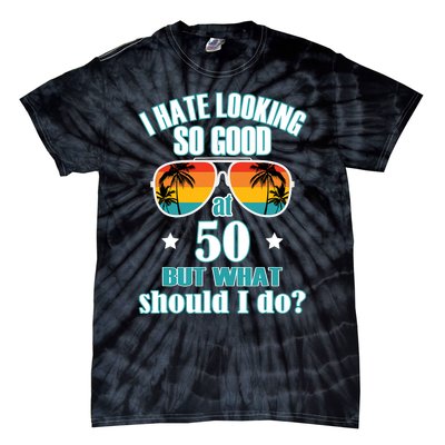 50 Birthday For Men Women 50th Anniversary For Him Her Tie-Dye T-Shirt