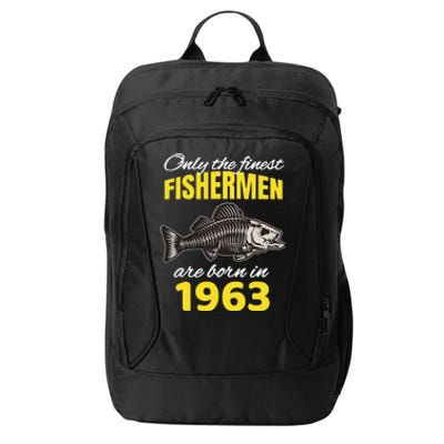 59th Birthday Fishermen Are Born In 1963 Funny Fishing City Backpack