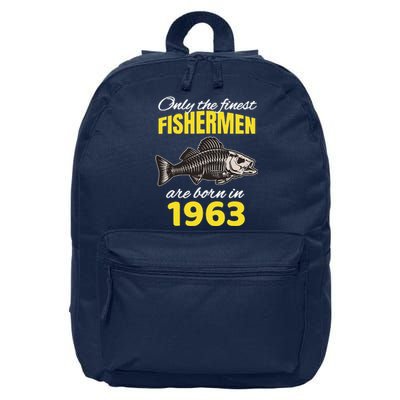 59th Birthday Fishermen Are Born In 1963 Funny Fishing 16 in Basic Backpack