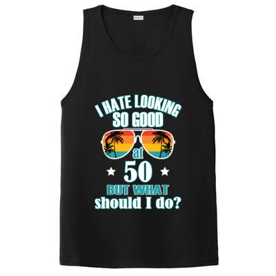 50 Birthday For Men Women 50th Anniversary PosiCharge Competitor Tank