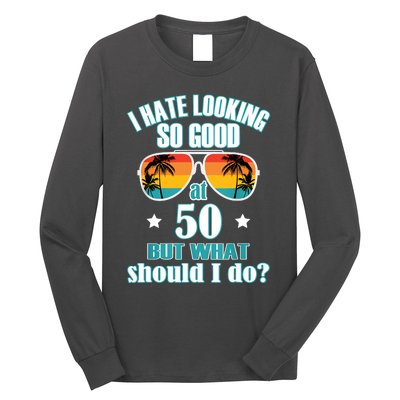 50 Birthday For Men Women 50th Anniversary Long Sleeve Shirt