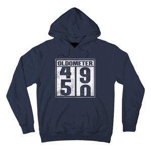 50th Birthday Funny Gift Oldometer 4950 Hoodie