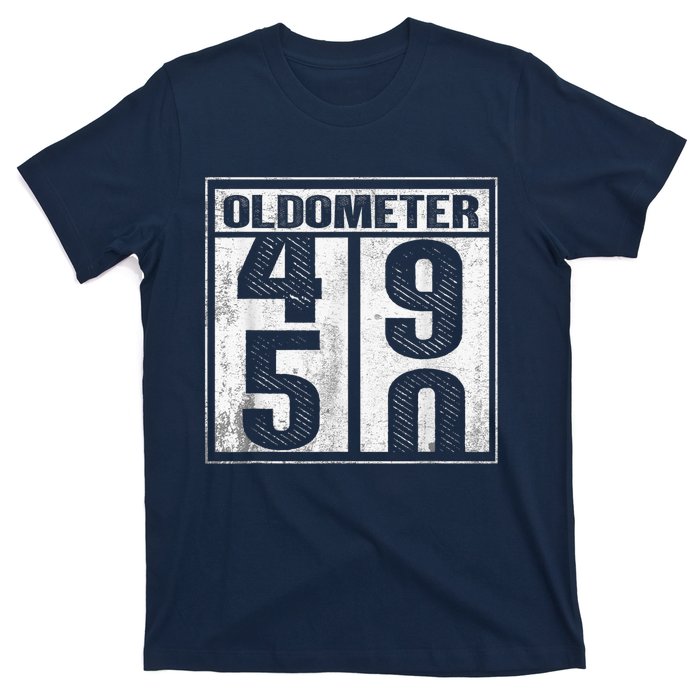 50th Birthday Funny Gift Oldometer 4950 T-Shirt