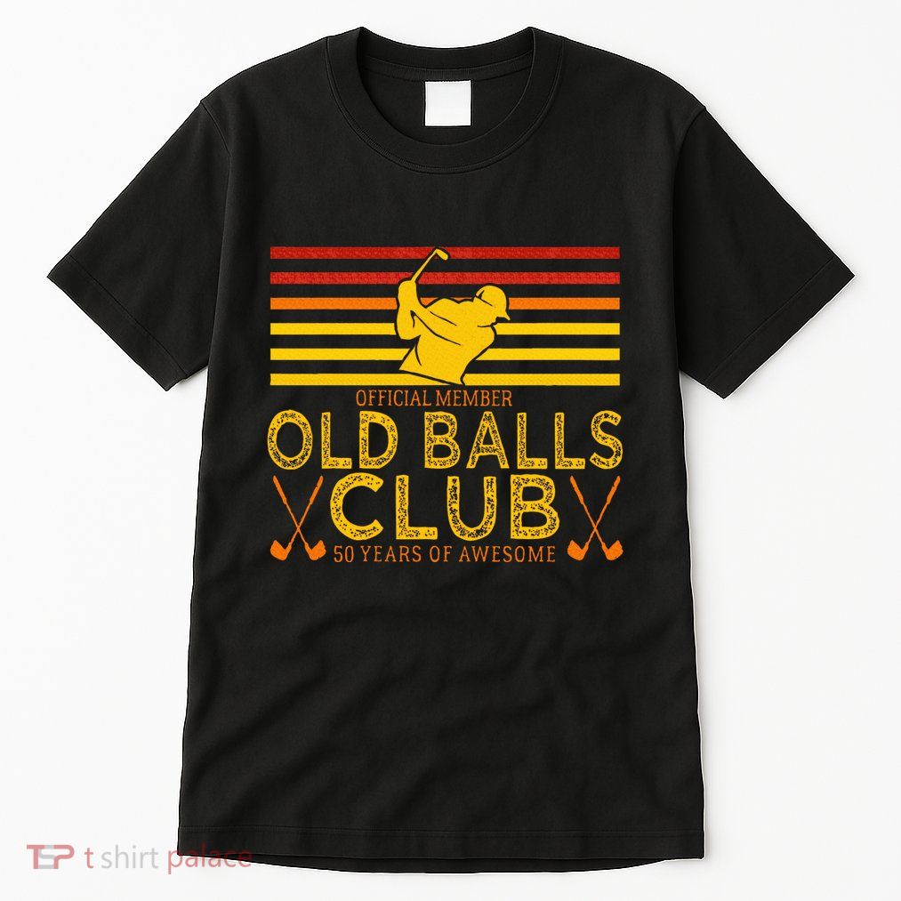 50th Birthday Funny Golf Old Balls Club Member Tall T-Shirt