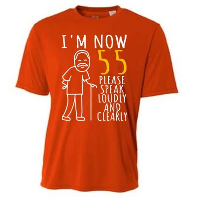  55th Birthday For Him | I'm Now 55 Years Old | Cool BDay Cooling Performance Crew T-Shirt