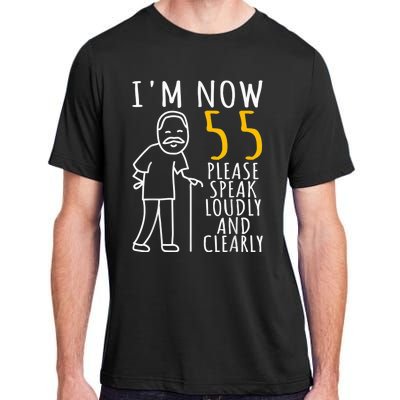  55th Birthday For Him | I'm Now 55 Years Old | Cool BDay Adult ChromaSoft Performance T-Shirt