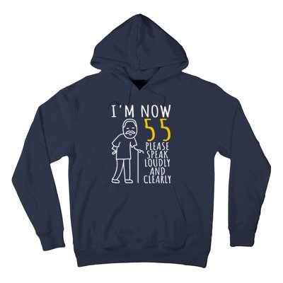  55th Birthday For Him | I'm Now 55 Years Old | Cool BDay Hoodie