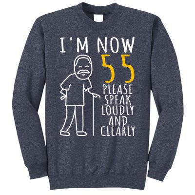  55th Birthday For Him | I'm Now 55 Years Old | Cool BDay Sweatshirt