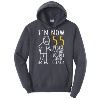  55th Birthday For Him | I'm Now 55 Years Old | Cool BDay Tall Hoodie