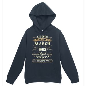 58th Birthday Gift 58 Years Old Legends Born March 1965 Urban Pullover Hoodie