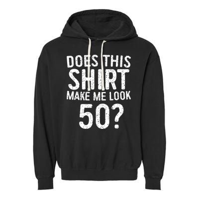 50th Birthday Gift Vintage 1972 Garment-Dyed Fleece Hoodie