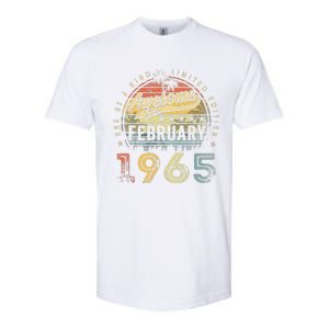 58th Birthday Gift Awesome Since February 1965 58 Year Old Cute Softstyle CVC T-Shirt