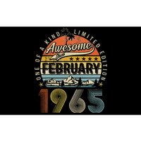 58th Birthday Gift Awesome Since February 1965 58 Year Old Bumper Sticker