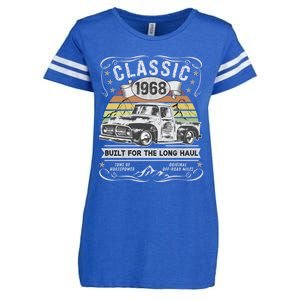 55th Birthday Gift Pickup Truck Born 1968 Funny Gift Enza Ladies Jersey Football T-Shirt