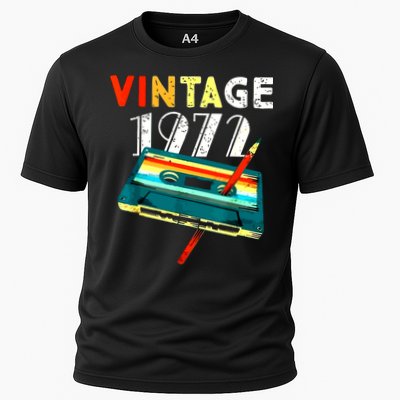 50th Birthday Gift Men Vintage 1972 50 Years Old Performance Shirt