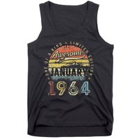 59th Birthday Gift Awesome Since January 1964 59 Year Old Tank Top