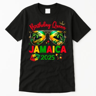50th Birthday Girl Queen Jamaica Vacation Matching Outfit Tall T-Shirt